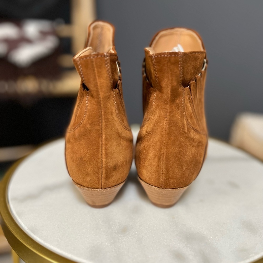Kenneth cole size 38 suede booties with fringe - Picture 2 of 5